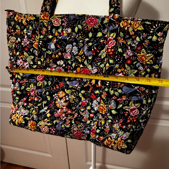 Vera Bradley Black Floral Tote - Picture 9 of 11